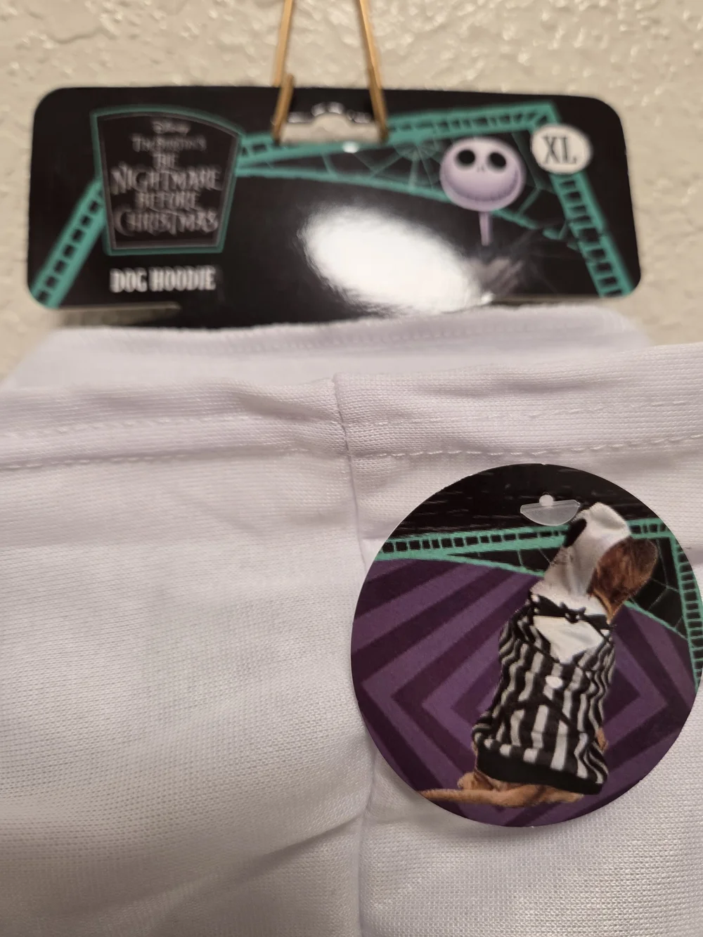 Jack Skellington Dog Hoodie Tee
